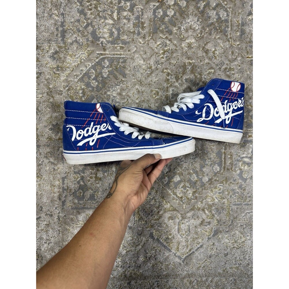 Vans Sk8-Hi Reissue LA Dodgers MLB Blue White Men's 10.5 High Top